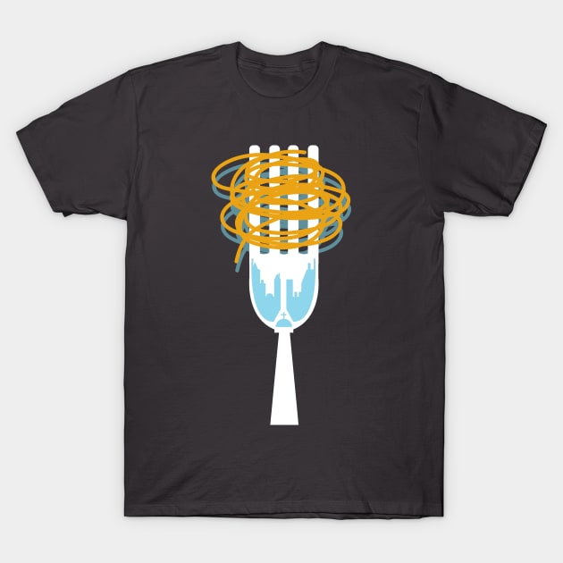 Italy Spaghetti T-Shirt by nickemporium1